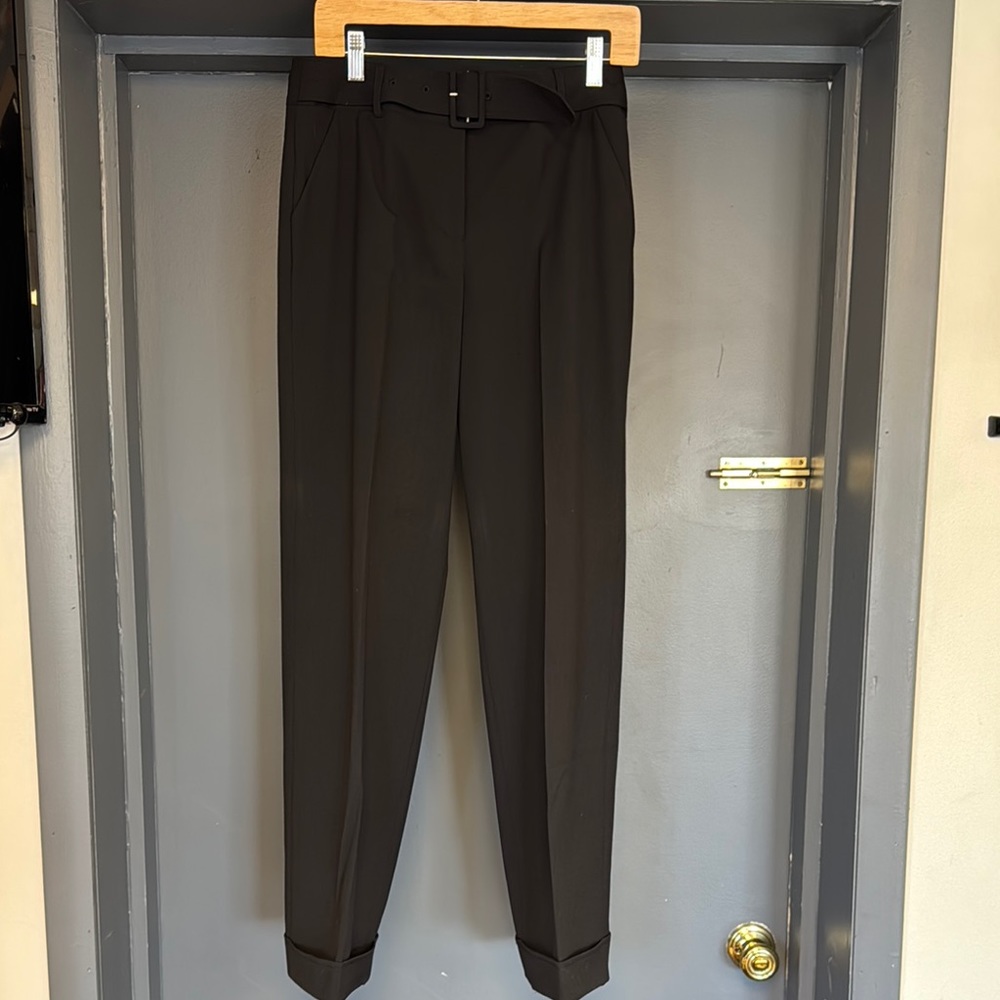 Larry Levine Black Wide Leg Pants